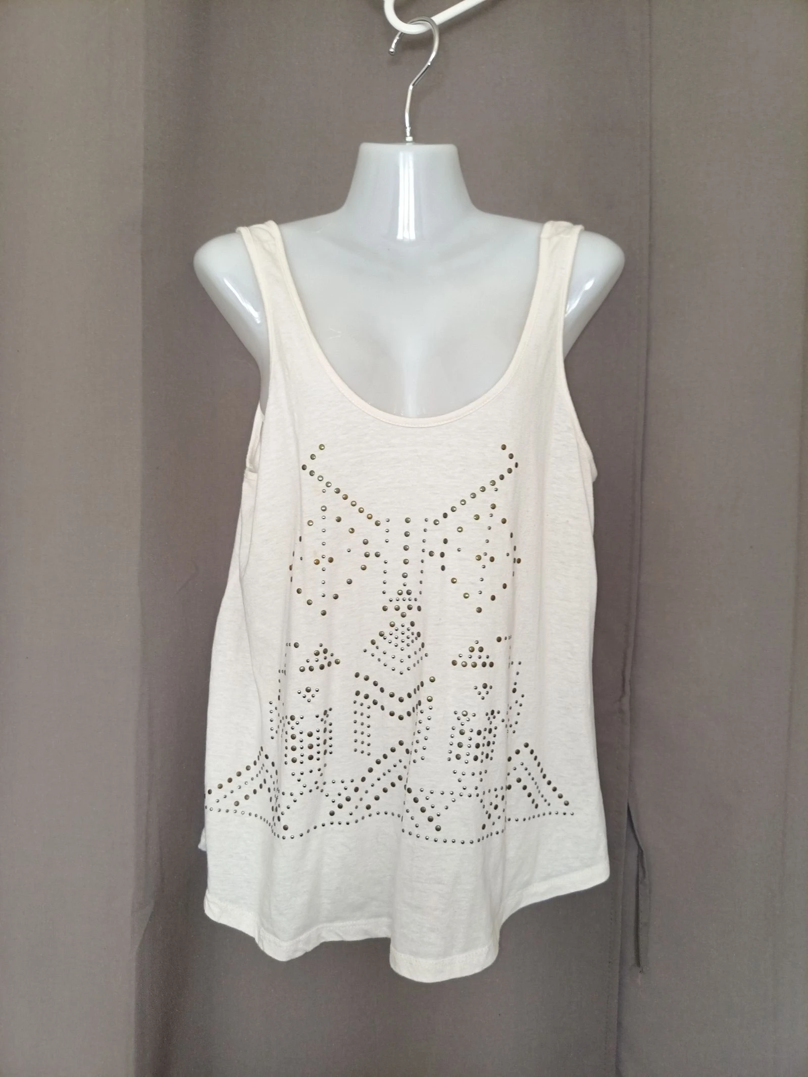 Débardeur blanc crème weavers 1XL